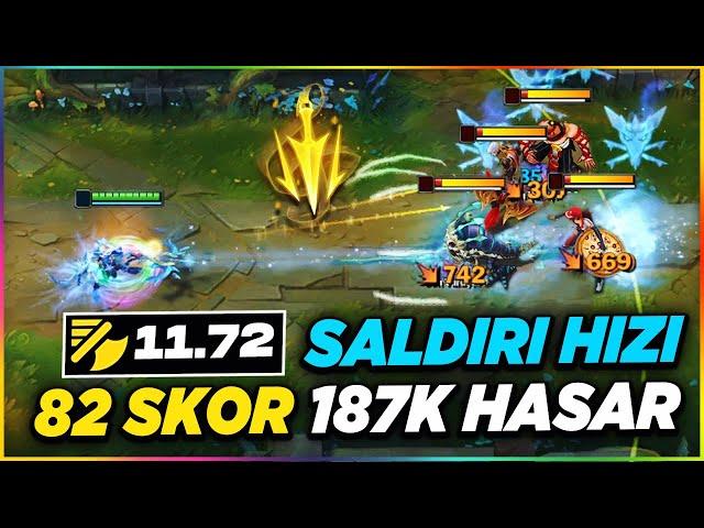 11.72 SALDIRI HIZI 82 SKOR 187K HASAR URF TWİTCH! | Adroit