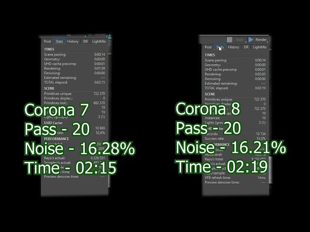 corona render 7 vs corona render 8