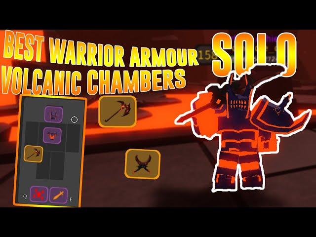 * NEW * BEST WARRIOR LOADOUT IN VOLCANIC CHAMBERS*  ROBLOX DUNGEON QUEST VOLCANIC CHAMBERS