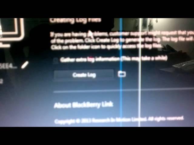 update blackberry z10 via blackberry link