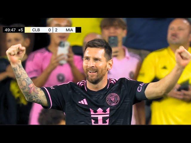 Lionel Messi vs Columbus Crew 2024 - 2 GOALS!