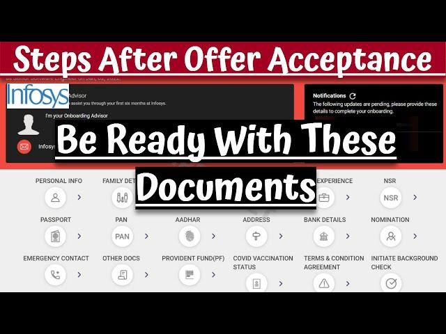 Infosys Launchpad Filling | Onboarding Process | Background Verification | After Offer Letter