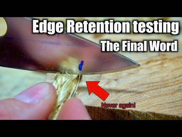 The ULTIMATE Edge Retention TEST / S30v vs 8cr13mov This WILL be surprising.