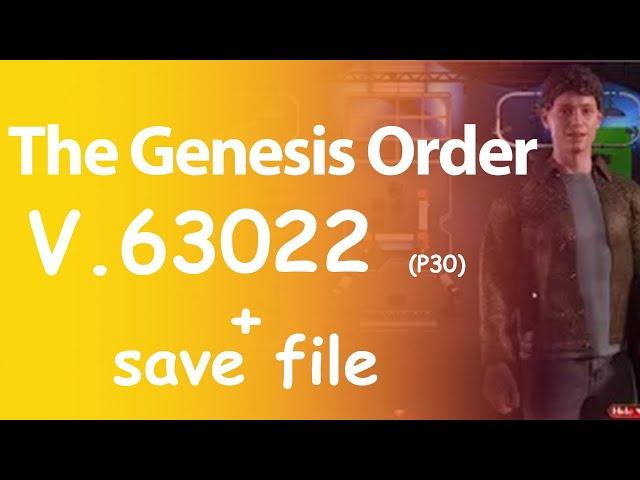 The Genesis Order v.63022 Walkthrough& save data [p30] - Andrea kpage, MC's father revealed