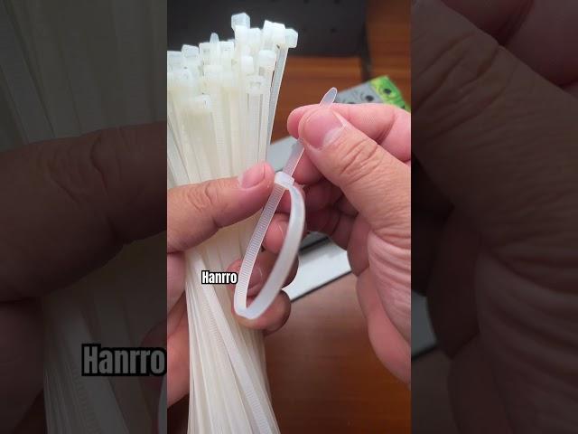 Hanrro Perfect Dupont PA 66 Nylon Cable Ties for Electricians #hanrro #cableties