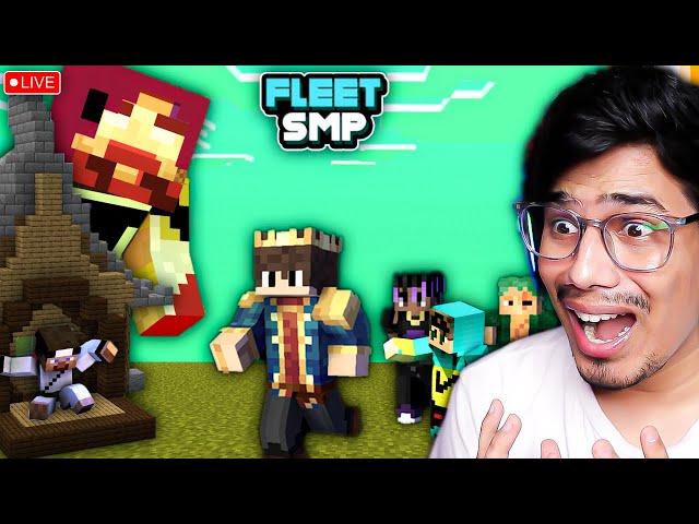 My Friend Died | Dark Day In Fleet SMP  Minecraft Live