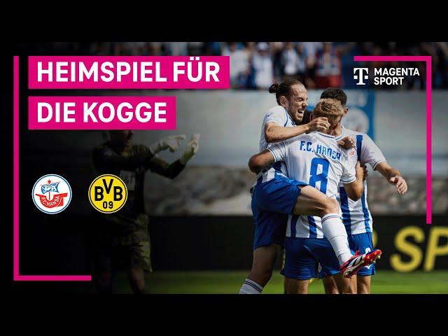 F.C. Hansa Rostock - Borussia Dortmund II, Highlights mit Live-Kommentar | 3. Liga | MAGENTA SPORT