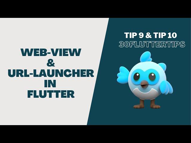 Web-View And Url-Launcher In Flutter | Tip 9 Tip 10 | 30 Flutter Tips | Lakshydeep Vikram