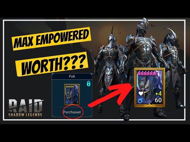 Test Life Token So You Don't Have To... Foli Fully Max Empowered... | RAID SHADOW LEGENDS