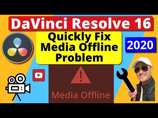 Fix Media Offline Problem in DaVinci Resolve 16 (2020)