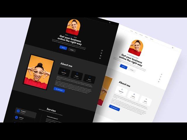 Build & Deploy a Complete Responsive Personal Portfolio Website using HTML CSS JavaScript