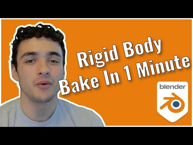 Bake Rigid Body Physics in Blender