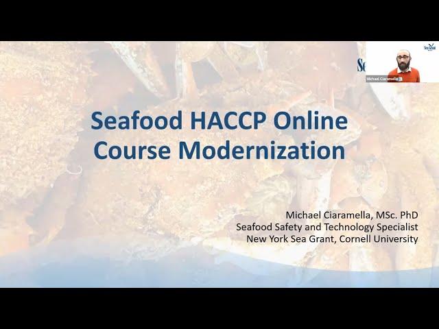 Seafood HACCP Segment 1 Course Modernization (March 2022)