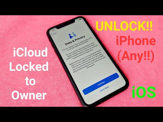 iPhone iCloud Locked to Owner Unlock with New DNS Configuration Success️