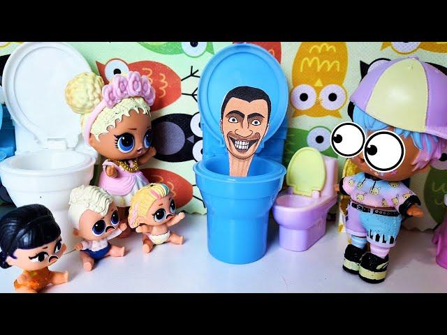 SKIBIDI TOILET IN KINDERGARTEN LOL SURPRISE Funny dolls cartoons DARINELKA