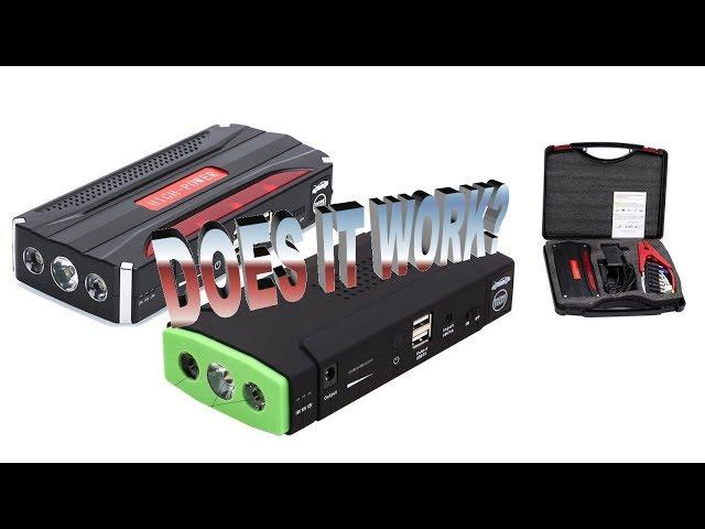 Cheap Ebay car battery booster / jump start / power bank. Does it work?