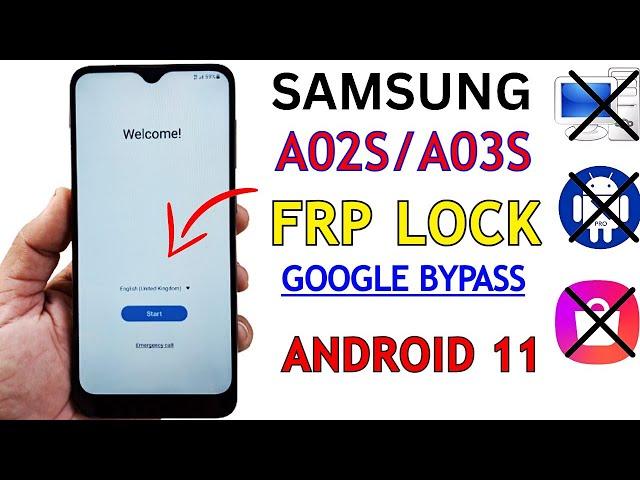 Samsung A02S/A03S FRP Bypass Android 11 | Google Account Unlock | Remove Frp Lock Without PC 2023