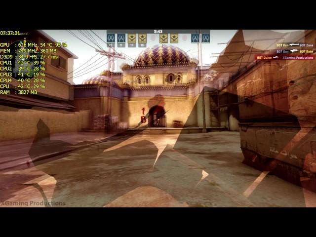 Counter-Strike: Global Offensive On Nvidia Geforce GT 210 1GB DDR3 | 720p | LOW | FPS - TEST