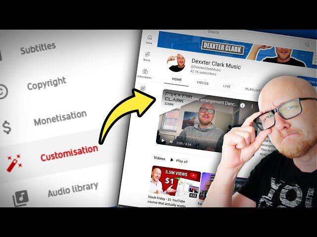 Customize Youtube Channel Layout 2024 – FULL guide in 10 mins