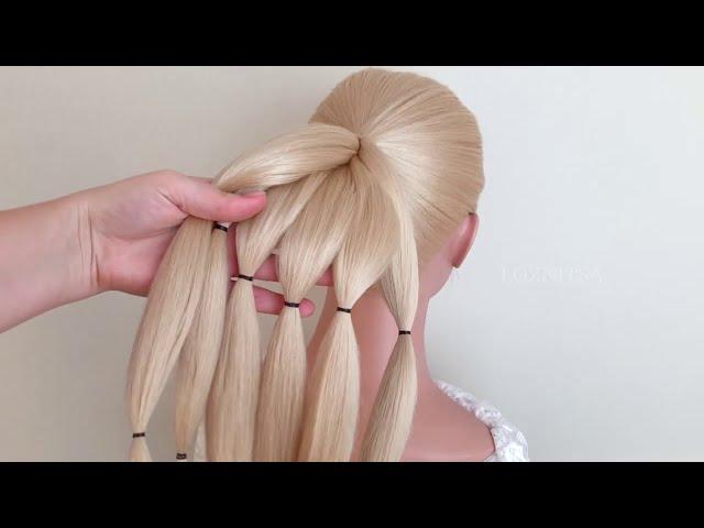 Быстрые #Прически на длинные волосы Messy bun trick. easy hairstyles