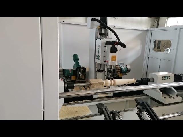 CNC Wood Lathe Turning Center from Jinan EagleTec