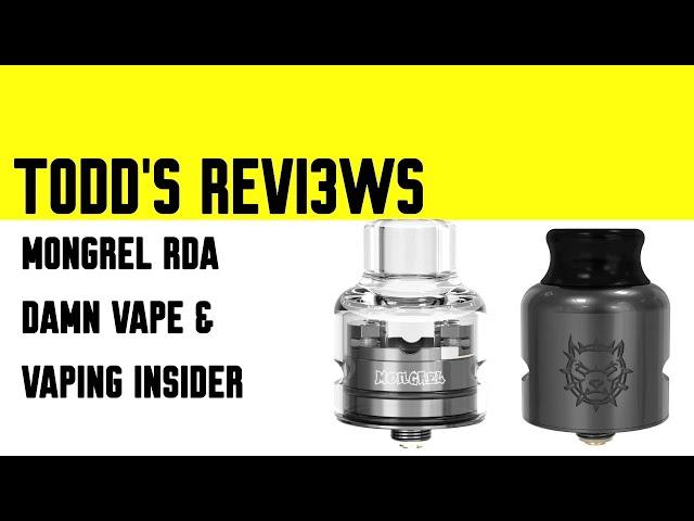 Mongrel RDA by Damn Vape and Deuces Jack