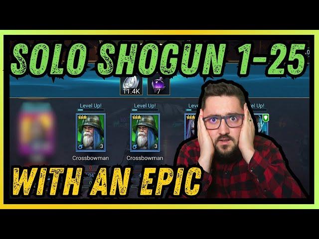  EASIEST Solo Shogun EVER! ALL STAGES  From Zero To Hero Tolf Solo Shogun | RAID SHADOW LEGENDS