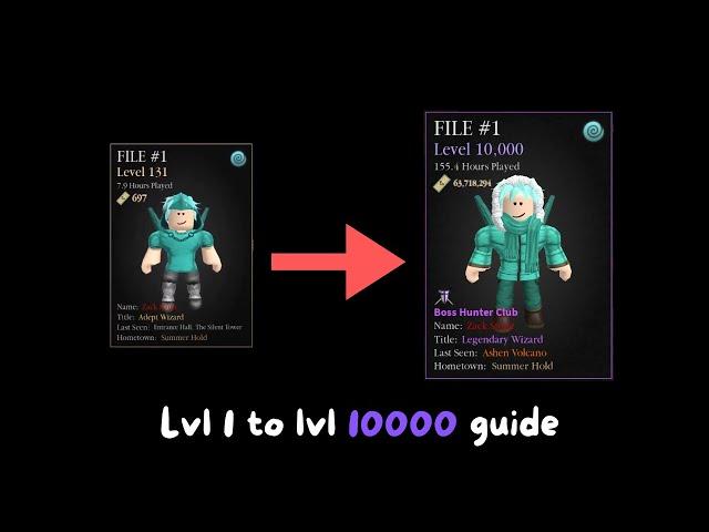 World of Magic Lvl 1 to 10000 guide