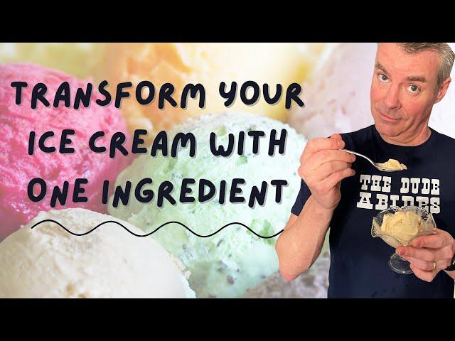 Just 1/4 Teaspoon of This Ingredient Will Make Super Creamy  Ice Cream 