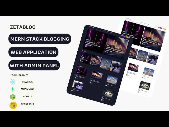 MERN Stack Project: Build a Full Stack Blogging Application with React, Node, MongoDB, Express