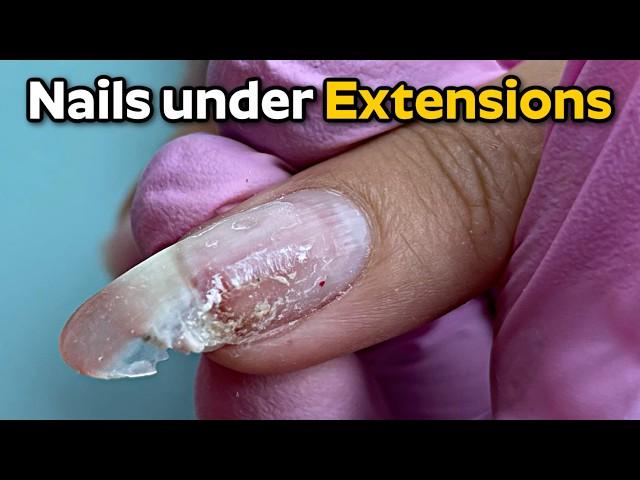 Can I keep MY Nails Under Nail Extensions? Kinda... ft. HEMA - free Gel Polish by Melodysusie