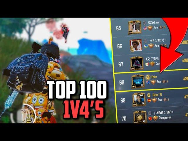 TOP 100 LEADERBOARD Player Wiping Squads!! || PUBG Mobile