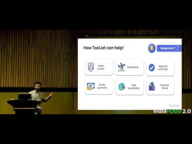 The ToolJet way | Teja Kummarikuntla | IndiaFOSS 2.0 | FOSS United