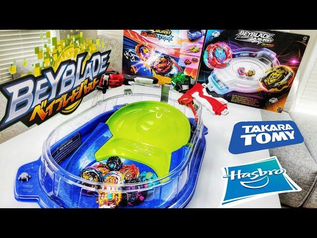 Random Beyblade Burst Battles in the Vortex Climb Battle Set Stadium - Hasbro & Takara Tomy