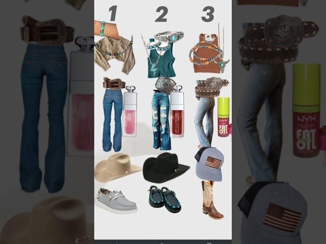 pick an outfit #country fashion