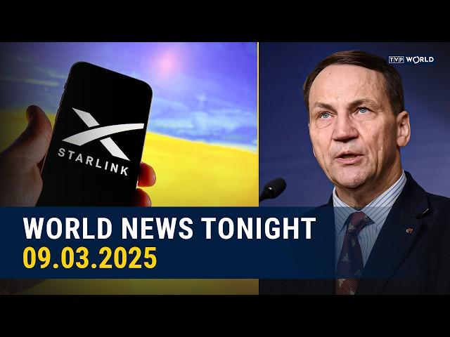 Starlink Controversy: Musk & Rubio vs. Sikorski | World News Tonight