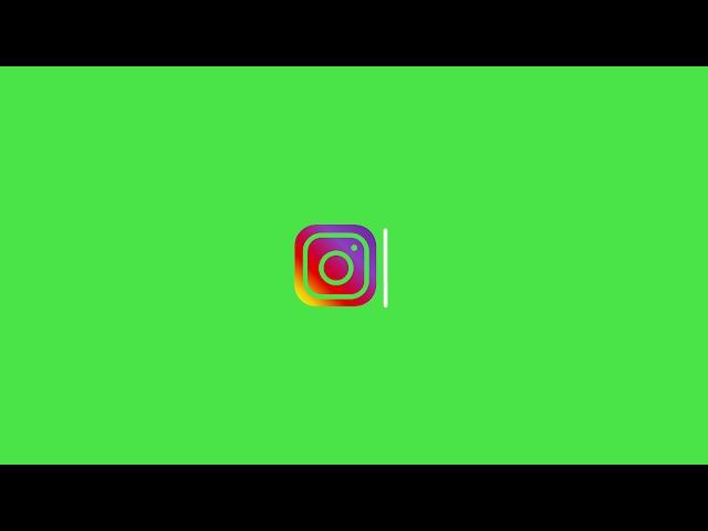 Instagram green screen for contact account