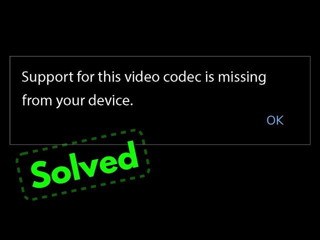 Fix mx player support for this video codec is missing from your device problem solved in android