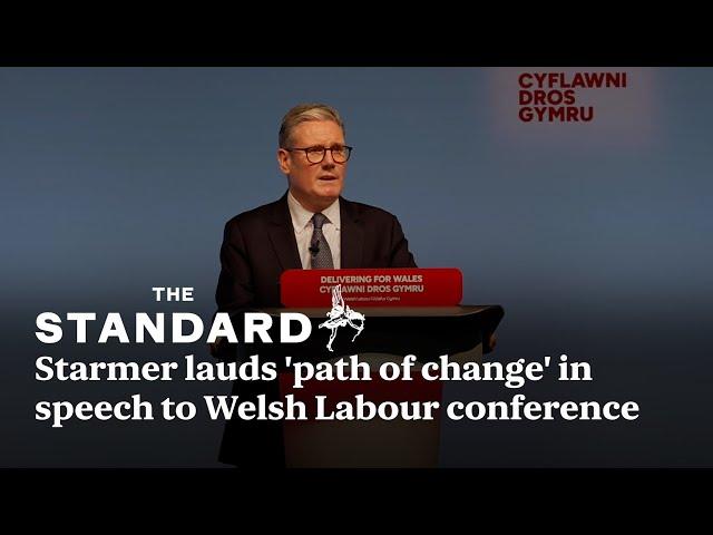 Sir Keir Starmer lauds 'path of change' in speech to Welsh Labour conference