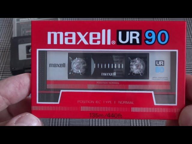 ВИДЕО Обзор Maxell UL,UR,LN,UD с 1978 по 1995гг.