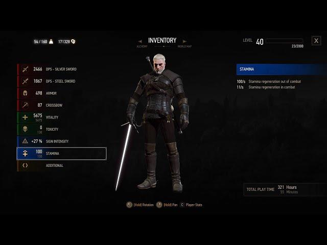 The Witcher 3: Viper school gear