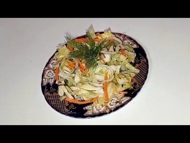 Очень вкусный Салат из КАПУСТЫ | Капустадан салат тайерлаш