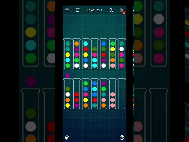 Ball sort puzzle level 297