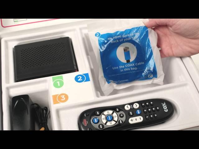 How To Install a Cox TV Mini Box to Go All Digital - 2015