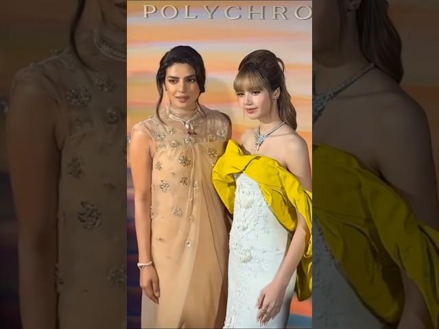 Priyanka attends Sicily event, poses with Liu Yifei, and Lisa #priyanka #lisamanoban #liuyifei