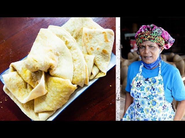 Dhalpuri Roti by Shanty in Siparia, Trinidad & Tobago | In De Kitchen