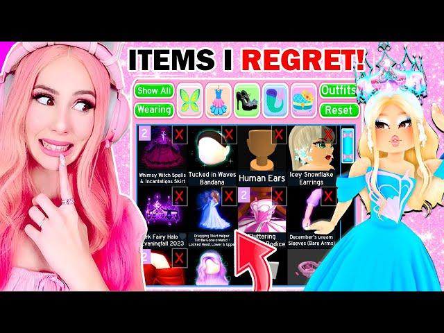 Making Outfits With Items I REGRET BUYING In Royale High... In Roblox