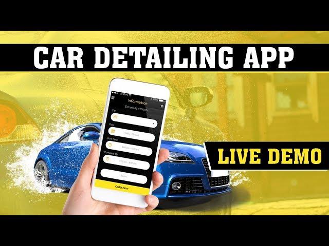 On Demand Car Wash App Clone Script | Car Detailing App | Car Washer Man and User Live Demo