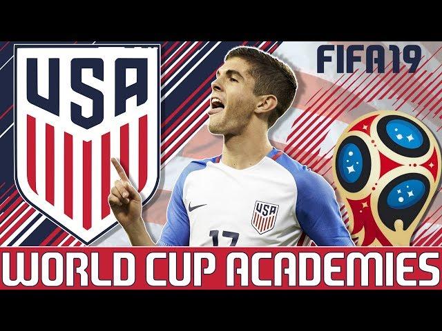 WORLD CUP ACADEMIES - REBUILDING USA - Fifa 19 Youth Academy Career Mode - Part 1