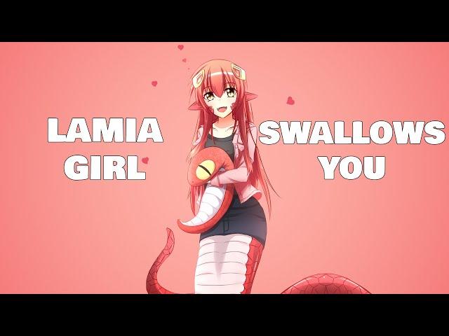 [Vore Audio] Lamia Girl Shelters and Swallows You [Vore Asmr]